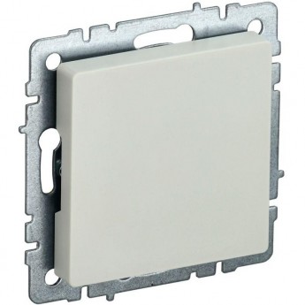 Заглушка с суппортом IEK BRITE МЗ10-БрКр бежевая BR-PL10-K10 Заглушка с суппортом IEK BRITE МЗ10-БрКр бежевая BR-PL10-K10